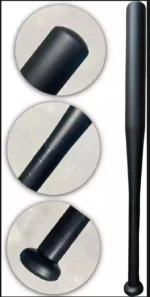 Baseball bat Wooden 32" inch black Base ball bat - Image 2